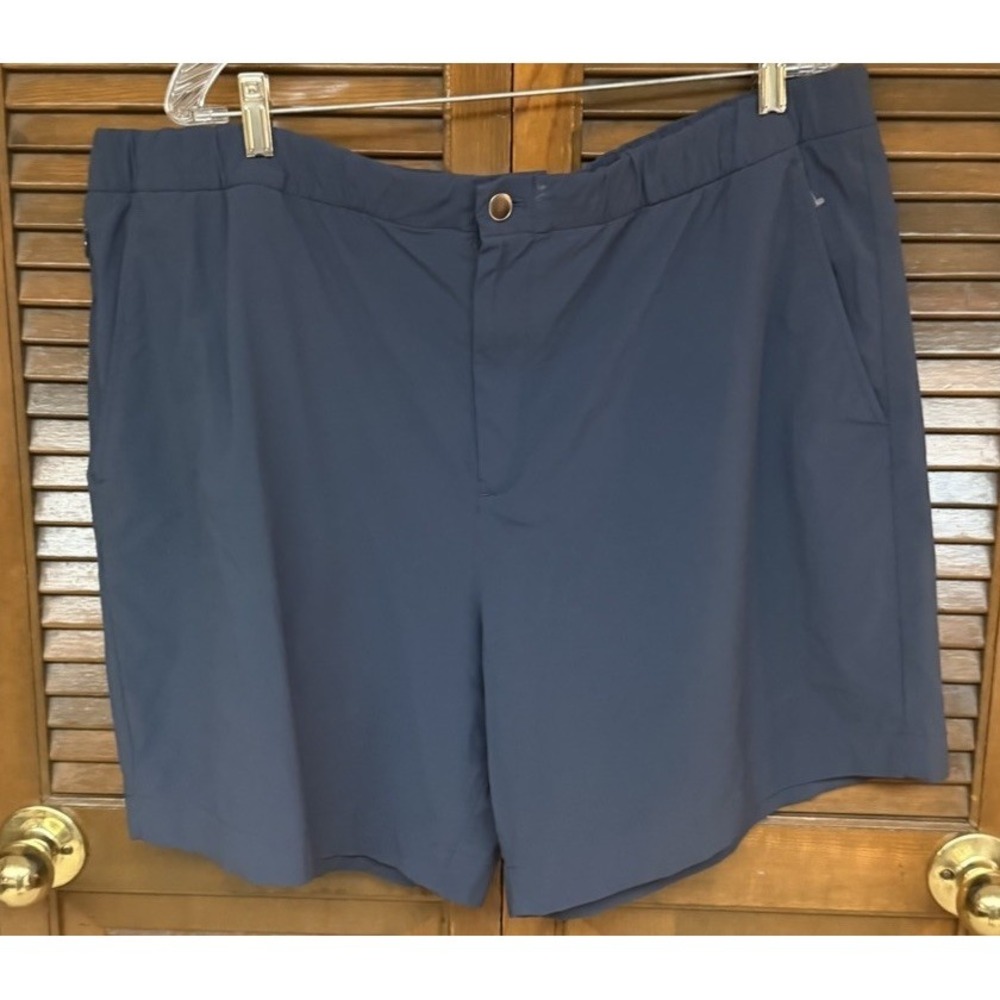 Everlane Men's Navy Performance Stretch Shorts XXL Minimalist Travel Casual